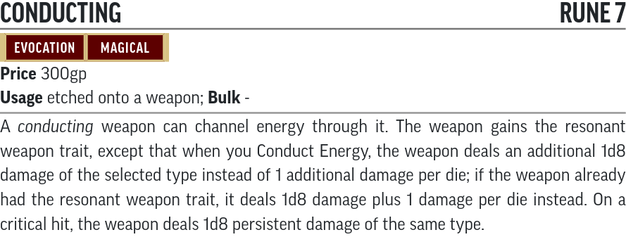 Conducting rune stats